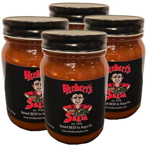 Herbert's Hot Salsa 4 Pack