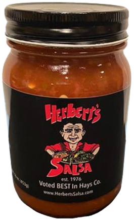 Herbert's Hot Salsa jar